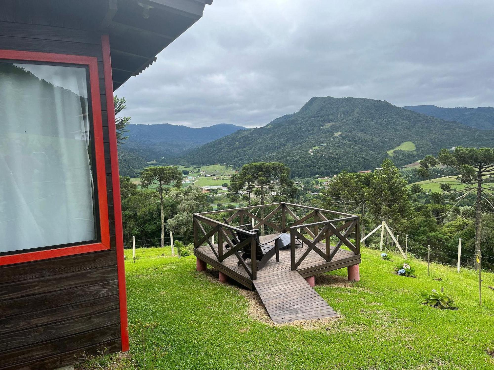 Chales Solar Da Montanha Urubici - Com Hidromassagem Luaran gambar